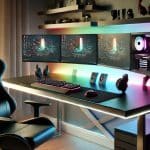 bureau d'angle gamer